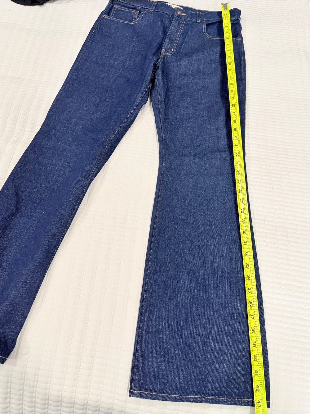 Madewell Dark Indigo High-Rise Wide-Leg Jeans - Picture 8 of 14